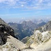 Blick Richtung Westen,ins Val Rosalia und Val Contrin, von hier(Penia-Canazei) es ist möglich eine andere Aufstieg.