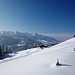 Oberhalb der Hochegg Alpe mit Blick zum Bullerschkopf und der Winterstaude