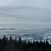 Panoramablick von der Buchenberg Alm auf den Forggensee und das Alpenvorland