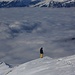 Piz Danis (2497m): Winterzauber über dem Wolkenmeer!
