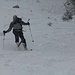 Michi´s Ski sind - wie bei den Abfahrern in Kitzbühel - großteils in der Luft