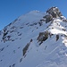 Blick von P. 2224m auf die Gipfelflanke