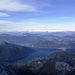 il "solito" spettacolo verso le Alpi e il lago di Lugano dalla vetta