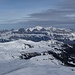 Blick nach Norden zum Alpstein; die Churfirsten im Vordergrund