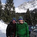 Die zwei der Schneehupfa Mannschaft -Luggi und I mit unseren neue gestrickten Kappeln. @ Stefan: Sind im Winter wärmer als der Hut
