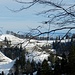 schöner Ausblick zum Grat zwischen Ahorn und Ober Scheidegg; die höchste Erhebung (links) repräsentiert P. 1163