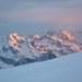 Erstes Morgenlicht über dem Alpstein