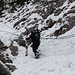 alpine Einlage am Alpelsteig; hier ist Vorsicht angebracht und es besteht auch durchaus Absturzgefahr