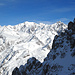 Aiguilles de Penaz sur fond de Mont-Blanc