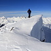 Dank der massigen Schneewächte ist momentan  der Piz Vadret nicht nur 3199.3m hoch, sondern wohl ziemlich exakt 3200m
