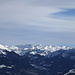 Blick zu den Gipfeln rund ums Große Walsertal