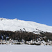 Champfèr - oben das Skigebiet der Corviglia
