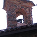 Il bel campanile triangolare della cappella dei santi Valentino e Bernardino. Simile a quello del convento di Santa Maria Assunta al Bigorio.