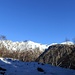 Sopra Albarello si apre la vista verso la cima d'Erbea ed il Gaggio