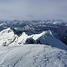 Il Monte Rosa e le Alpi vallesane dalla cima
