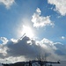 über den Dächern von Rüegsauschachen - ein schönes Wolkenspiel mit der Sonne
