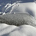 ... mit schönsten Schnee-Eis-Strukturen ...