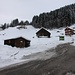 Parkplatz bei Vermol - Ausgangspunkt für die Skitour auf den Hüenerchopf