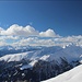 weit geht der Blick zu den Dolomiten