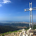 in vetta al monte Matanna...sullo sfondo il mare della Versilia...