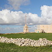 Am Salib tal-Għolja / Laferla Cross (Laferla-Kreuz) - Das 1903 errichtete, zwischendurch umgestürzte und wieder aufgestellte Kreuz sowie die benachbarte Kapelle befinden sich auf einem Hügel nahe Siġġiewi. Von hier aus gibt es eine herrliche Aussicht, insbesondere auf den Osten von Malta. Foto vom 04.02.2013.