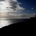 An der Steilküste unweit der Radarstation bei Dingli - Ausblick vom Klippenrand auf das Mittelmeer (08.03.2013).