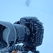 Auch meine Nikon D800 hat den Frost bei der nächtlichen Timelaps Aktion zu spüren bekommen