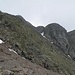 The summit and its cross show up as motivation for the last steep 150 m