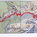 The way to Legnone as shown in swissgeo.ch