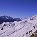 Panoramica verso Ovest: sullo sfondo la zona del Pizzo Lucendro