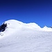 Gipfelaufbau von Breithornplateau aus gesehen