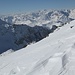 Rückblick in die Stubaier Alpen