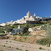 Mdina - Blick aus etwa nordöstlicher Richtung zur ehemaligen Hauptstadt Maltas.