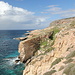 An der Mittelmeerküste zwischen Għar Lapsi und Ras il-Ħamrija - Rückblick in Richtung Għar Lapsi.