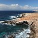 An der Mittelmeerküste bei Ras il-Ħamrija - Ausblick entlang der Küste in Richtung Għar Lapsi. 
