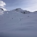 Blick auf Aufstiegsroute von der Alpe d'Oglia