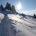 Schnee satt - bei der Bergstation Fanas (Eggli) auf 1709m