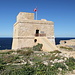 It-Torri tad-Dwejra / Dwejra Tower - Der Wachturm wurde 1652 errichtet und bietet eine gute Sicht auf die Küste zwischen Dwejra-Bucht und Azure Window.