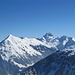 Die Üntschenspitze mit ihrem langen Westgrat, auch als [u Jackthepot]-Ridge bekannt :-)