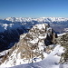 Gipfel Pic d`Artsinol - Blick auf Waadtländer Alpen