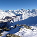 Gipfel Pic d`Artsinol - Blick auf Wallisre 4000er