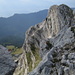 Blick nach S aus der Kalksteinwand - tief unten liegt Grenoble