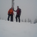 Erich und ich am Gipfel des Zwiesel.