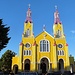 Die fantastischen Holzkirchen Chiloes sind weltbekannt, hier diejenige im Hauptort Castro