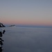 ...morgens um 07:00 Uhr ist die Welt noch in Ordnung... - Bergfahrt mit der LSB Chäppeliberg; soeben "durchbrechen" wir die Nebelgrenze bei leichten Minustemperaturen