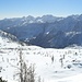 Panorama dal Col du Lac Blanc verso sud