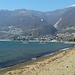 "La Punta" spiaggia sul lago di Como tra le foci del Mera e dell'Adda