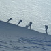 Anstieg auf dem Ochsentaler Gletscher