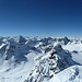 Blick Richtung Piz Linard und Piz Bernina