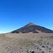 auf der Hochebene des Pico Sur mit Blick auf den Pico Veijo und dem Teide